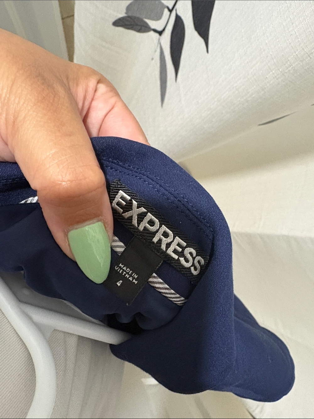Express Women’s Navy Blue Single-Button Blazer - Picture 5 of 5